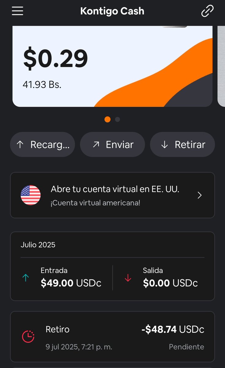 Jezeel26's tweet photo. @kontigo_app ayer hice un retiro de 49$ a mi Banesco y no llego, ayuda!! 🧐🧐 https://t.co/NrIf6w9pNM