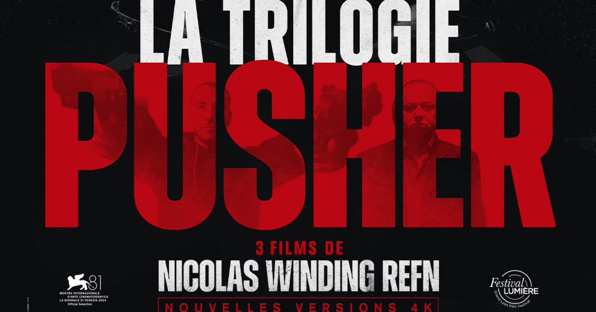 Cinema_ARVOR's tweet image. 📢Le #CinéArvor présente du 10 au 15 juillet La Trilogie PUSHER : 3 films de Nicolas Winding Refn | Restauration 4 K • Interdit - 16 ans
↪️La programmation : urlr.me/d8MxmG
#Rennes @LeCinemaestmort @AttendantGodard @DrMoreau10 @Thibaut_Fleuret @EtienneC2