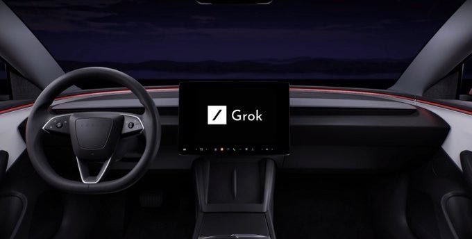 🚨 Elon Musk has confirmed that Grok will arrive in Tesla vehicles “next week at the latest.”