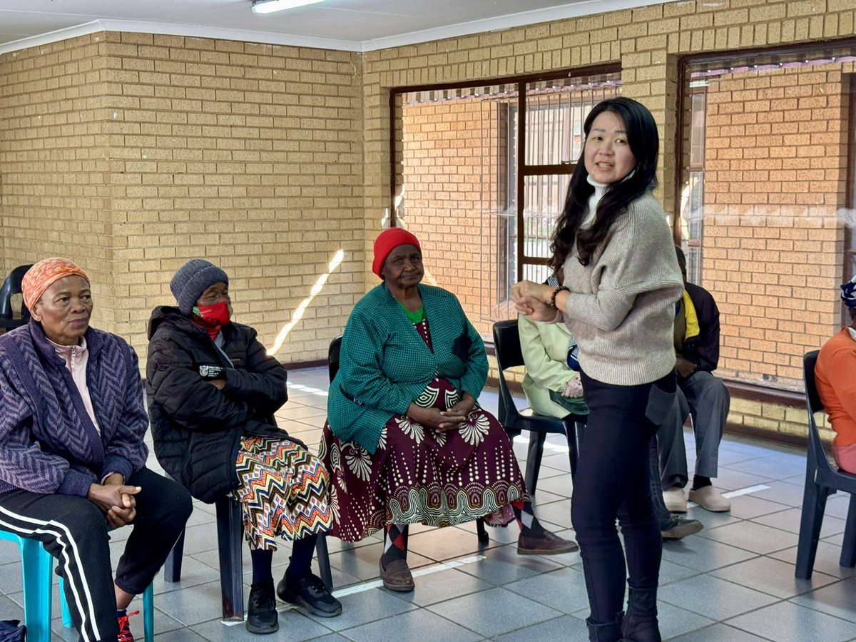 Today I’m in my ward, ward 27 in Johannesburg. 

I invited one of my Doctors who has helped me recover from stroke to come attend to 20 elderly people, those who suffered stroke, arthritis and severe pain among others. 

We must take care of our elderly because the state of our
