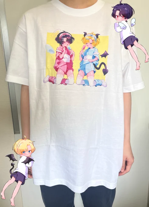 【お知らせ】 #Revius 様よりお声がけをいただき、 テンシ君&アクマ君のコラボグッズを販売させていただくことになりました! 7/11(金)18:00〜 受注スタート! 開始時に改めてXでお知らせいたします! 受注期間:7/11(金)18:00 〜 7/25(金)23:59 販売ページはリプツリーにございます!