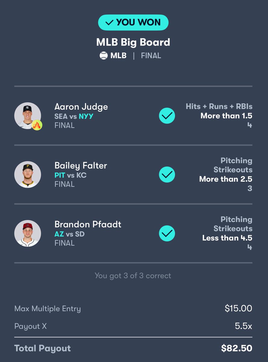 GhostEVplays's tweet photo. +450 Vivid Picks Cash 💰
#vivid #vividpicks #sports #mlb https://t.co/z03yUpFhJu