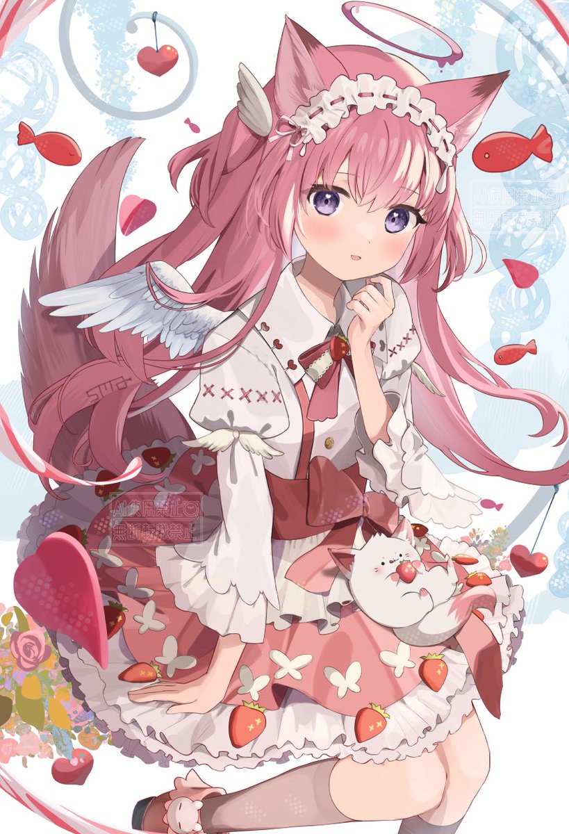創作【いちごちゃん】手描きイラスト 下絵付き さよならいちごちゃんイラスト | TikTok
