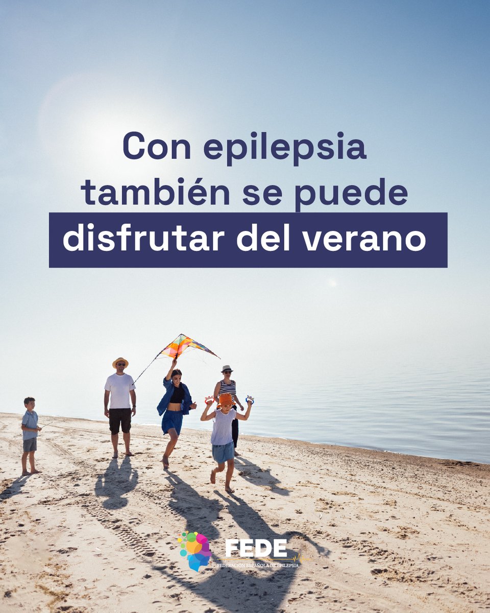 𝗖𝗼𝗻 𝗲𝗽𝗶𝗹𝗲𝗽𝘀𝗶𝗮 𝘁𝗮𝗺𝗯𝗶é𝗻 𝘀𝗲 𝗽𝘂𝗲𝗱𝗲 𝗱𝗶𝘀𝗳𝗿𝘂𝘁𝗮𝗿 𝗱𝗲𝗹 𝘃𝗲𝗿𝗮𝗻𝗼. Durante estos meses, compartiremos las propuestas y actividades organizadas por nuestras asociaciones. Acuérdate de etiquetarnos. 
#EpilepsiaJuvenil #VeranoParaTodxs #FEDE