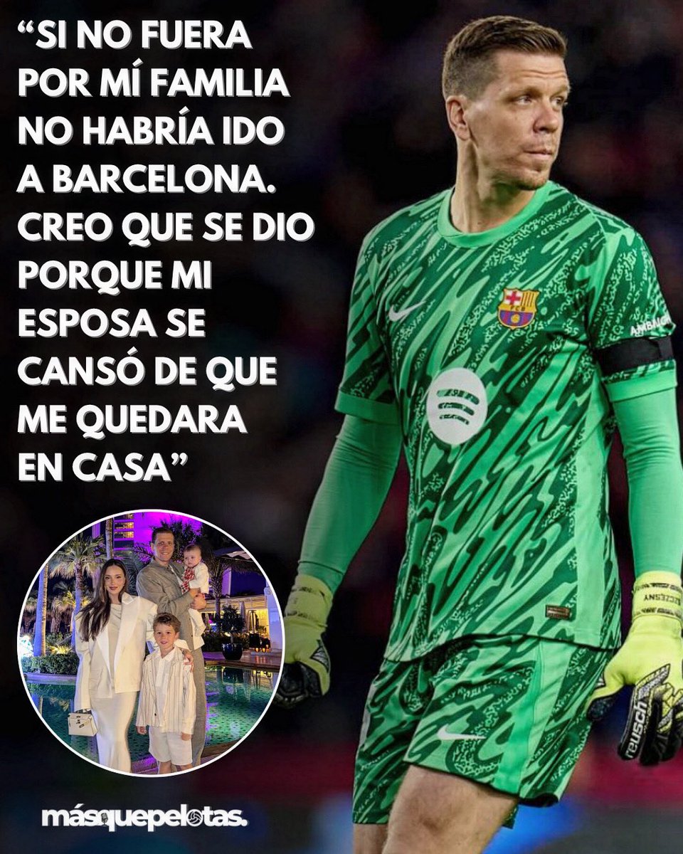 ✍🏻 Después de ampliar dos años más su contrato con el Barça, Szczesny ha explicado el motivo por el cual salió del retiro para volver a jugar.

Anécdota un tanto graciosa 😂