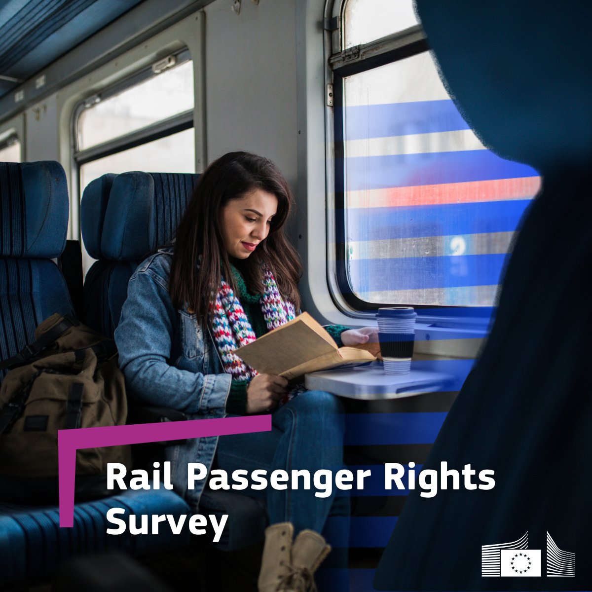 Transport_EU's tweet image. 🗣️ We want your input on the Rail #PassengerRights Regulation!
👩🦽👵🏻 A newly published survey aims to understand how the Regulation impacts citizens.
💬 Share your experience as a passenger or representative of passenger interests by 28 July!
🔗 europa.eu/!6yCJ9T