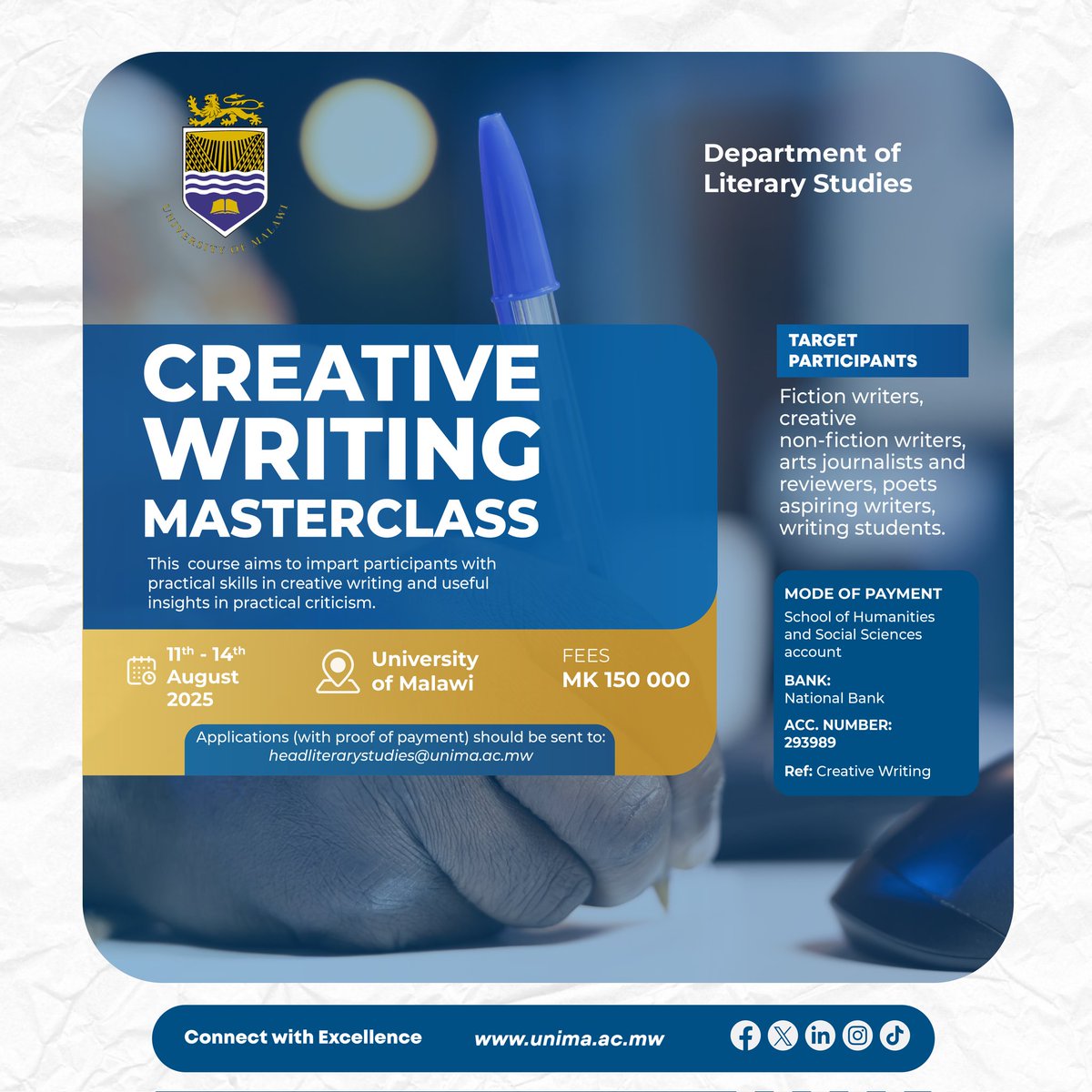 Join us this August!