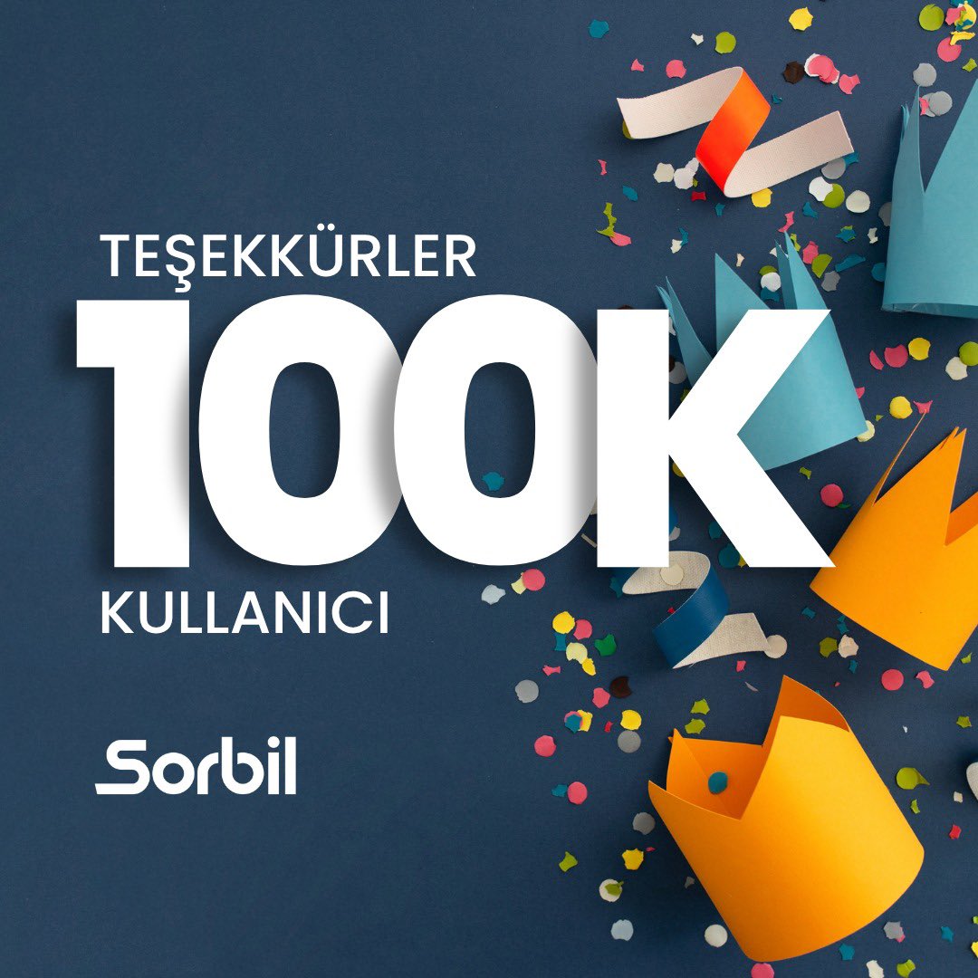 🎉 100.000 kullanıcı!

Sorbil olarak bu önemli eşiği aşmanın heyecanını yaşıyoruz.
Yapay zeka destekli öğrenme yolculuğumuzda, bizi tercih eden herkese teşekkür ederiz.

Yazılımdan yabancı dile, kişisel gelişimden kariyer adımlarına kadar yüzlerce eğitimi herkes için erişilebilir