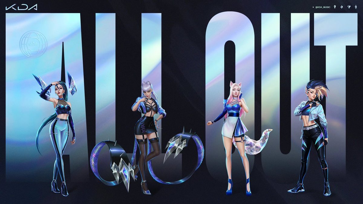 ChartsLoL's tweet image. .@KDA_MUSIC’s “ALL OUT” has now surpassed 900 million streams on Spotify!
— It’s one of the most streamed female K-Pop projects on the platform in history.