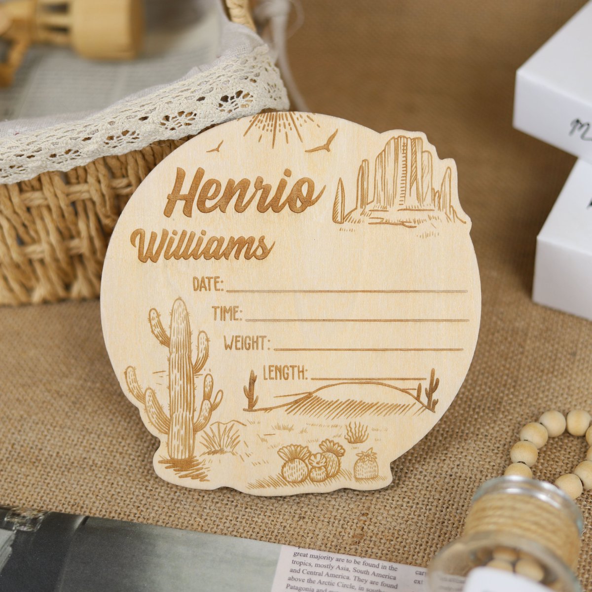 WoodHugCom's tweet image. Sun, sand, and sweet beginnings 🌞🌵
This desert-themed baby name sign adds boho charm to any nursery — fully personalized!
woodhug.com/product/custom… 
#BabyNameSign #DesertNursery #BohoBabyDecor