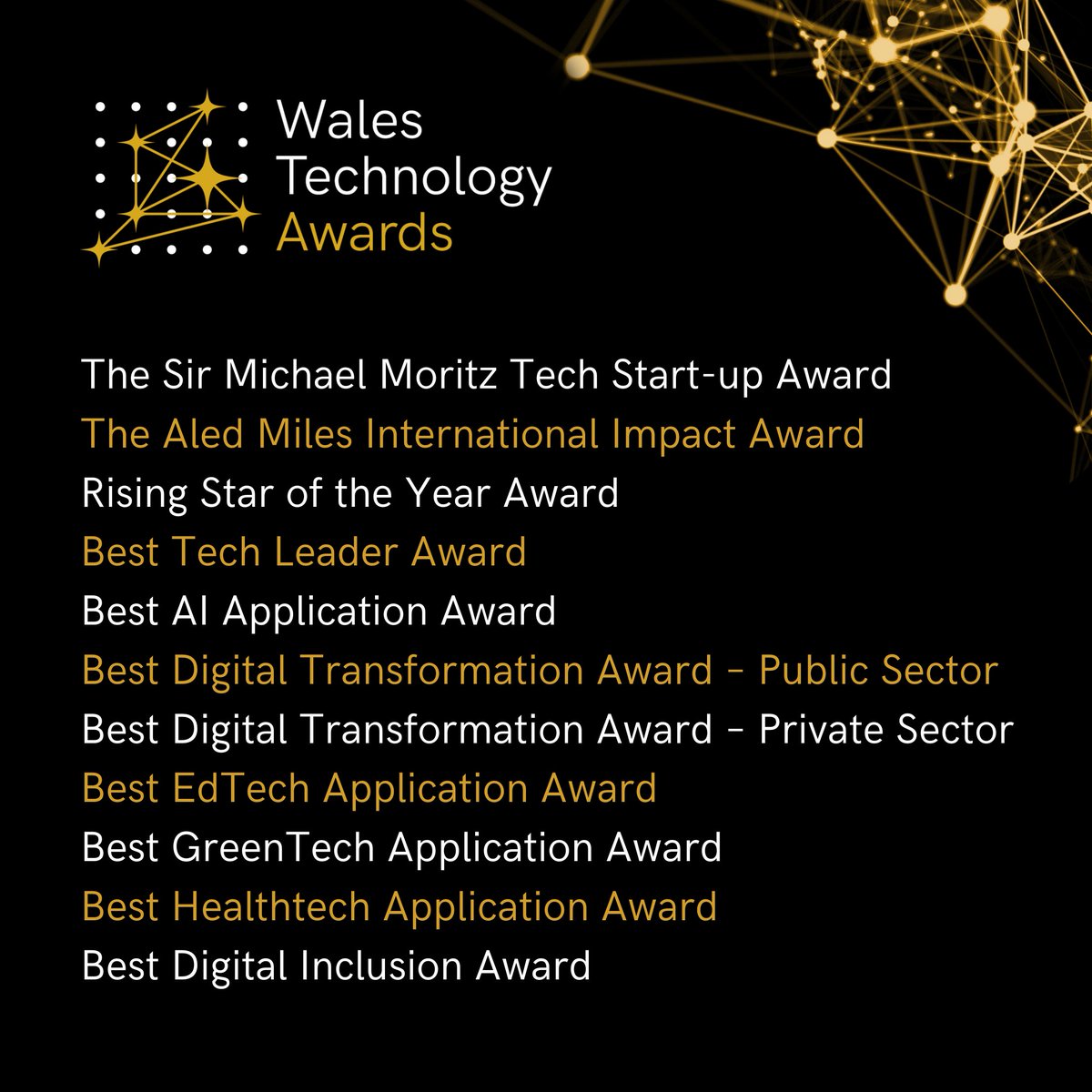 🏆 Just over ONE WEEK left to enter the #WalesTechnologyAwards! 🏆

✅ Free to enter
✅ Open to all tech businesses across Wales
✅ Celebrate your work at the ultimate tech awards night in Wales

🕒 Entries close 18 July – no extensions
👉 Enter now: loom.ly/B0GRuxs