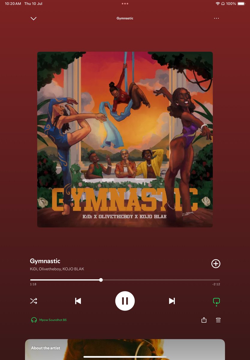 legit 👌🏾
<a href="/KiDiMusic/">Lord KiDi</a> x <a href="/OliveTheBoy_/">Olivetheboy</a> x <a href="/k0joblak/">Kojo Blak</a> 
#Gymnastic ✨✨✨