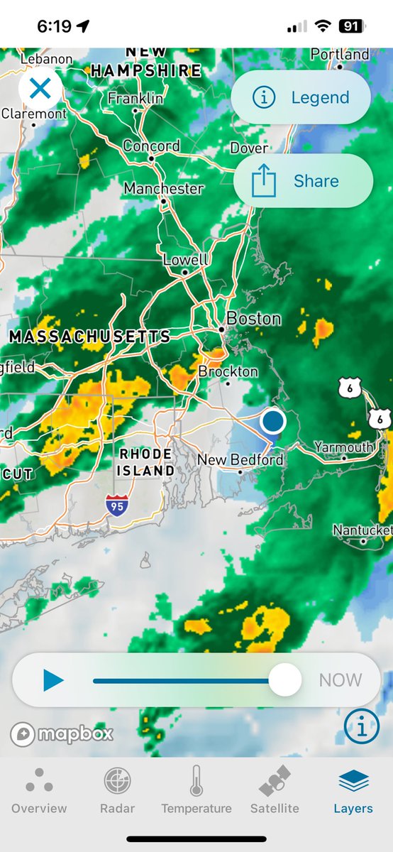 We haven’t gotten much yet, and it’s currently not raining. Tough to say what the rest of the morning will bring but if we get lucky we maybe open this afternoon. We will keep you posted.