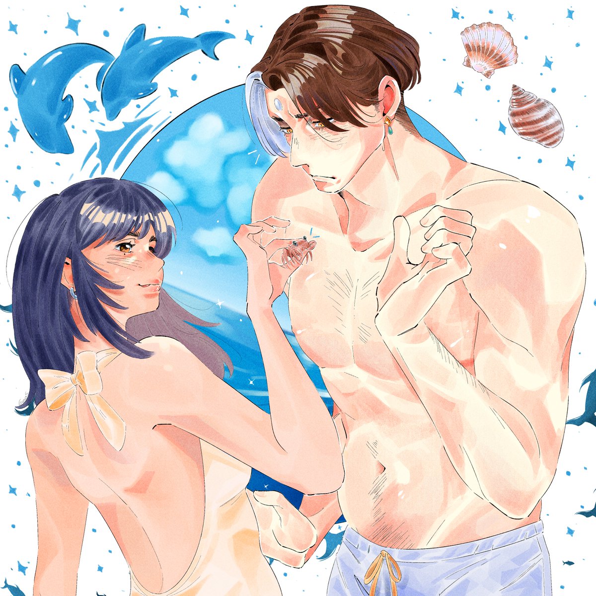 🦀 #イラスト #FF14 #FFXIVART #EmetSelch