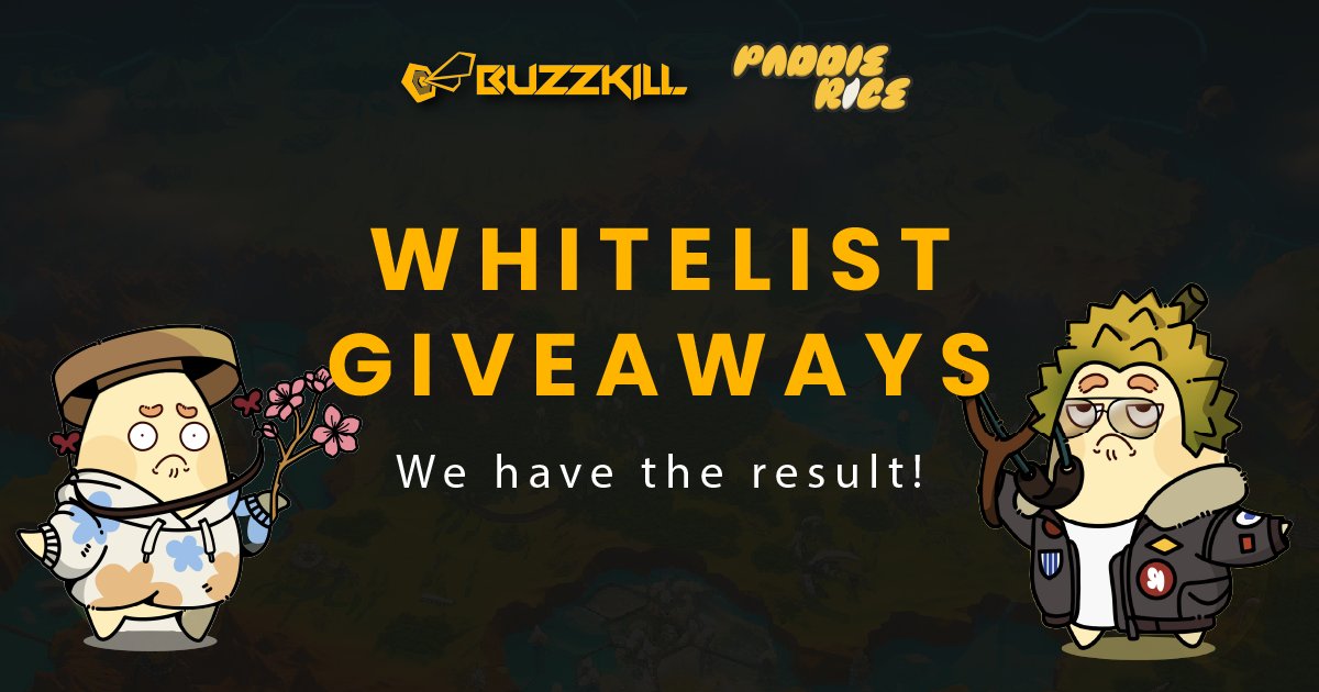 Buzzkill π (@buzzkillnft) on Twitter photo π The results are in for the <a href="/BuzzkillNFT/">Buzzkill π</a> π x <a href="/PaddieRiceClub/">Paddie Rice πΎ</a> πΎ WL Giveaway!
π Check if you made it:
docs.google.com/spreadsheets/dβ¦
π Stay tuned to <a href="/PaddieRiceClub/">Paddie Rice πΎ</a> for mint date announcements and all the latest updates! π The results are in for the <a href="/BuzzkillNFT/">Buzzkill π</a> π x <a href="/PaddieRiceClub/">Paddie Rice πΎ</a> πΎ WL Giveaway!
π Check if you made it:
docs.google.com/spreadsheets/dβ¦
π Stay tuned to <a href="/PaddieRiceClub/">Paddie Rice πΎ</a> for mint date announcements and all the latest updates!