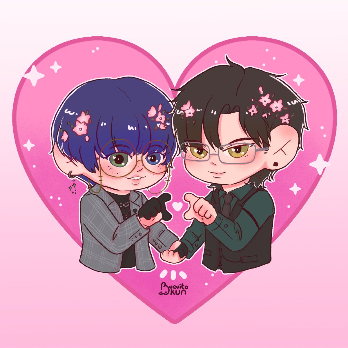 BuevitoKun's tweet image. After the break I took from all socials (and artblock) I finished the prizes of the raffle (finally😭)
I'm sorry for the long wait🥹🙏 but I really hope y'all like the results and that I made y'all precious mc's justice🤧🩷✨️
@quinn_corvus @bxdw0lf_ @tortor_sauce @luaxinghuimo