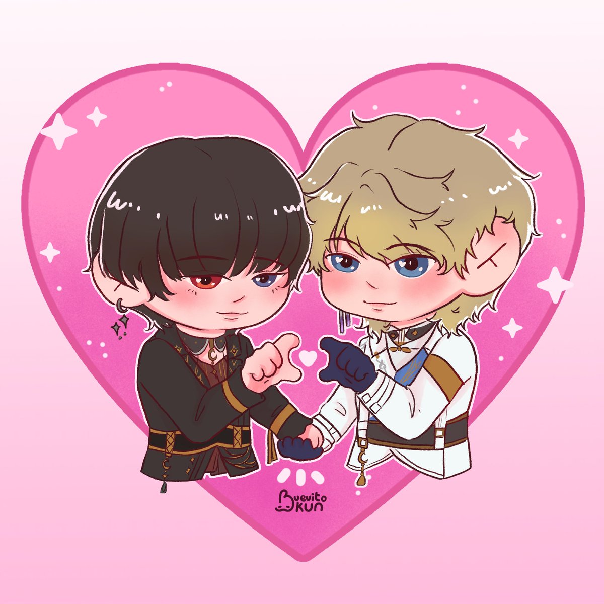 BuevitoKun's tweet image. After the break I took from all socials (and artblock) I finished the prizes of the raffle (finally😭)
I'm sorry for the long wait🥹🙏 but I really hope y'all like the results and that I made y'all precious mc's justice🤧🩷✨️
@quinn_corvus @bxdw0lf_ @tortor_sauce @luaxinghuimo
