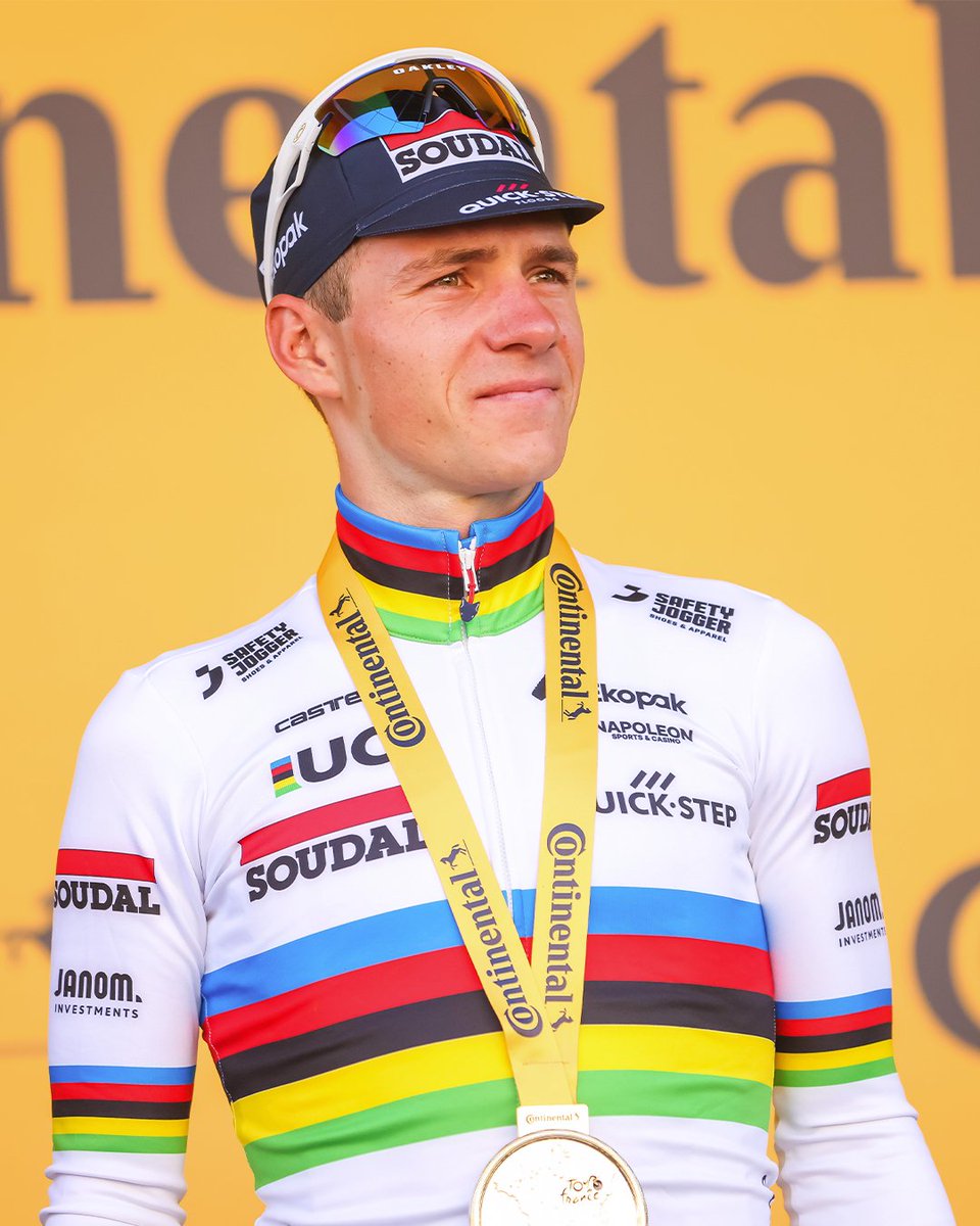 The TT king reigned supreme 👑 

A display of power from Remco Evenepoel as he won the stage 5️⃣ time-trial around Caen yesterday! 

📸 A.S.O./Billy Ceusters (1) &amp; A.S.O. / Jonathan Biche (2)