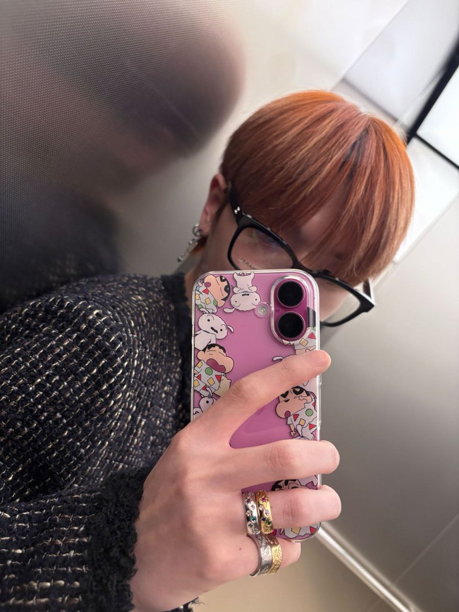 Orange hair.