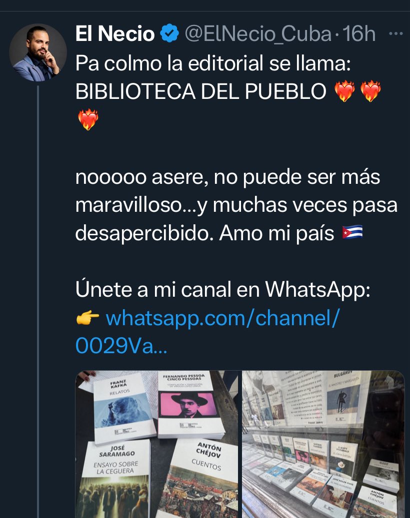 🇨🇺 El turismo en Cuba se desploma y mandaron al vocero de la dictadura a hacer un poco de propaganda. A ver si logra convencer a algún zurdito extranjero que malgaste sus dólares y sus vacaciones en Cuba. <a href="/ElNecio_Cuba/">El Necio</a> 🤡