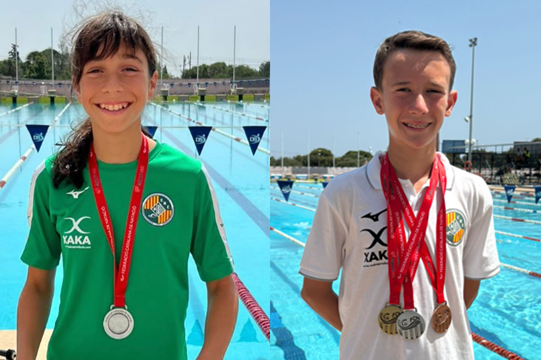 El Club Natació #Cerdanyola assoleix cinc medalles en una participació exitosa als Campionats de Catalunya
Lucas Sanromà guanya tres medalles i Lídia Katib aconsegueix dos podis més 
Més informació a tinyurl.com/4naernka