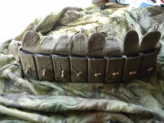 GlobalMilSurp's tweet photo. When the Chicom SKS chest rig was designed, no one could have imagined that it could accommodate the "ENEMY'S" magazines.
What an amazing coincidence, isn't it?
#Chicom #Tactical #Militarysurplus #Chestrig #SKS https://t.co/Y6CVA6xgcz