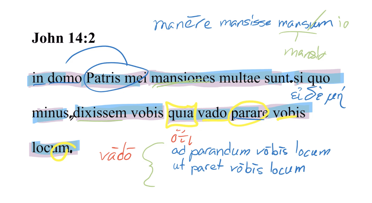 Today's Latin Vulgate Video: John 14:2 Latin Vulgate ow.ly/ctkG106flOf