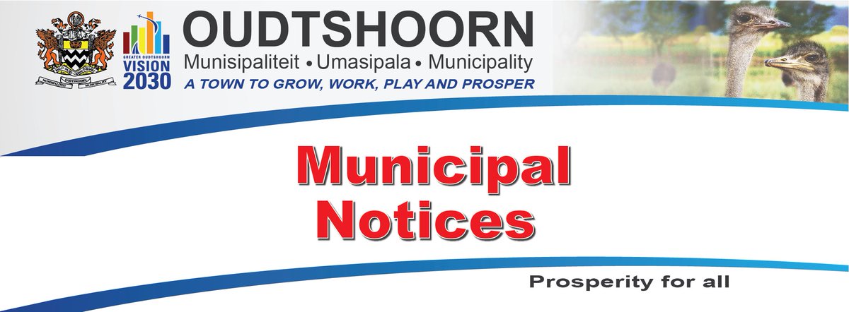 Oudtshoorn Municipality tweet media
