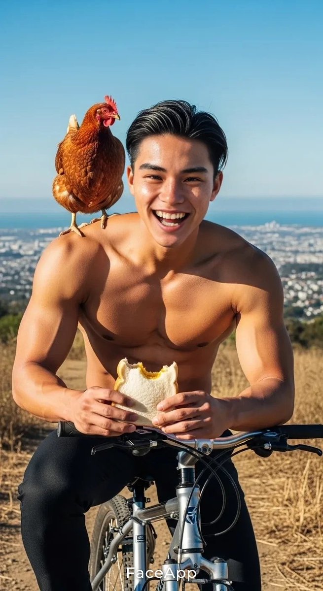 玉子サンドとその親
#AI男子