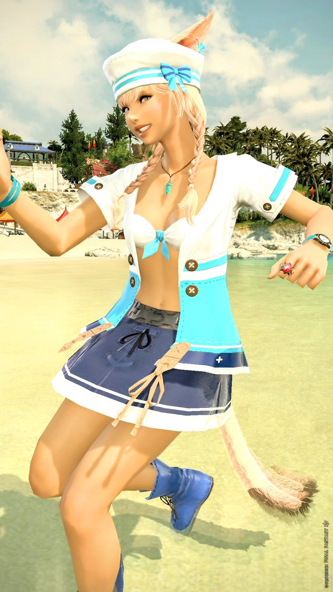 kettoshi7's tweet photo. #FF14  #ミコッテ 　
夏〜〜〜！！ https://t.co/ATxl544mJc