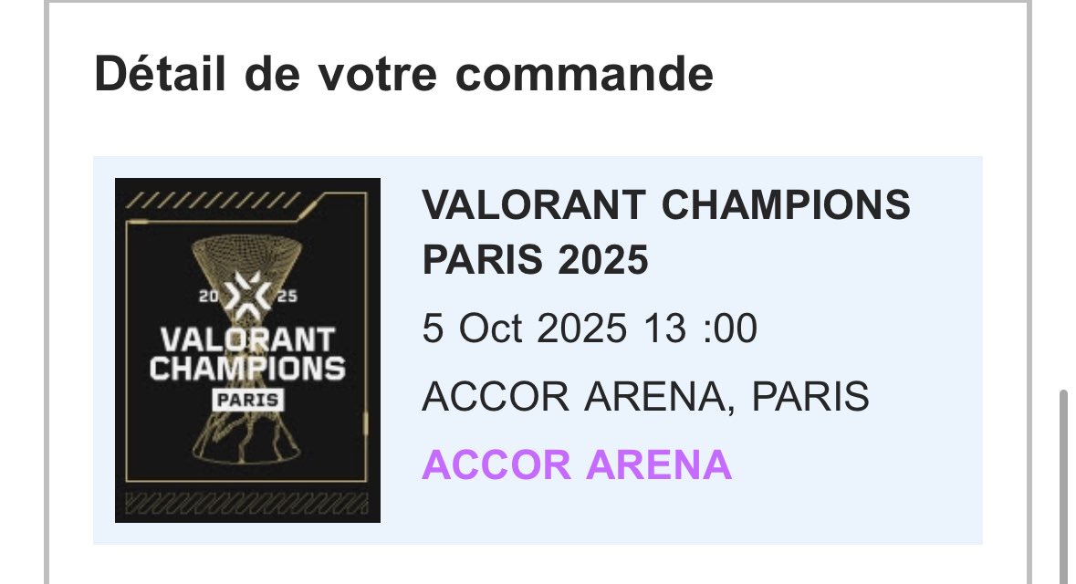 Oui, oui, oui, oui… Valorant Champions en Paris… Oui, oui, oui, oui