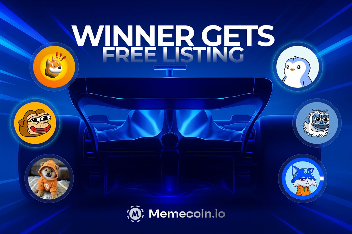 🚀 We’re joining the race!

The memecoin that takes the rear wing at the Singapore Grand Prix will also get FREE LISTING on Memecoin.io 🔥

Let’s send it. <a href="/krakenfx/">Kraken Exchange</a> <a href="/WilliamsRacing/">Atlassian Williams Racing</a> 

<a href="/bonk_inu/">BONK!!!</a>
<a href="/ponkesol/">Ponke</a>
<a href="/DogOfBitcoin/">$DOG</a>
<a href="/pudgypenguins/">Pudgy Penguins</a>
<a href="/lofitheyeti/">Lofi The Yeti</a>
<a href="/Toshi_base/">TOSHI</a>