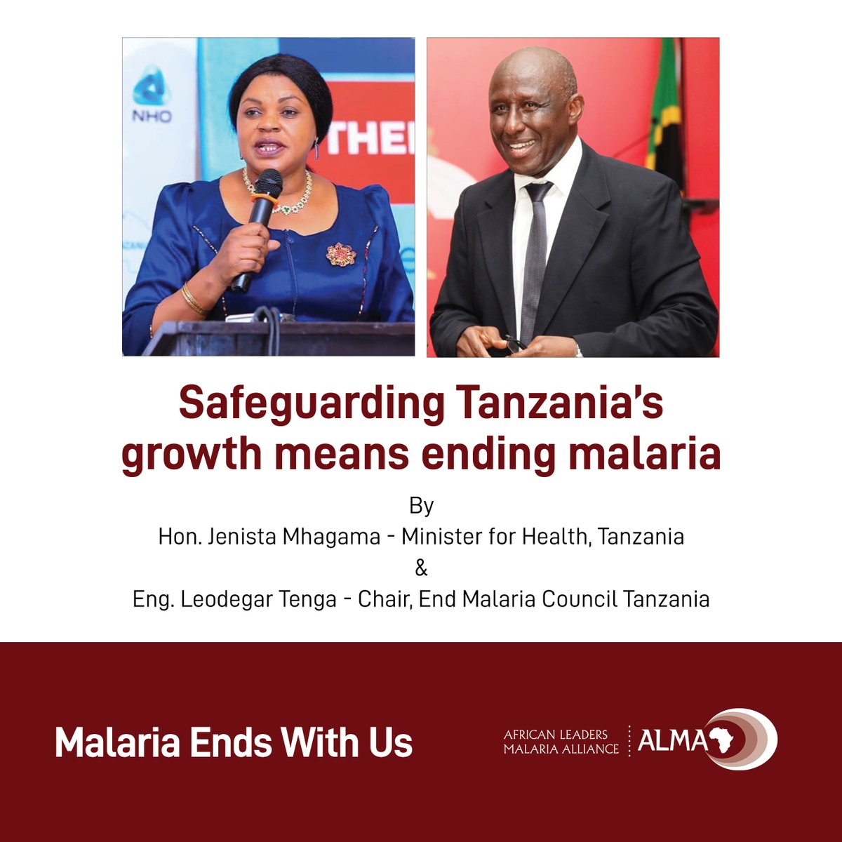 ALMA_2030's tweet image. Tanzania’s economy is rising, but malaria still threatens its people, the engine of that growth.

Hon. Jenista Mhagama  &amp;amp; Eng. Leodegar Tenga call for bold, local leadership &amp;amp; financing to #endmalaria for good.

Read more 👉 bit.ly/4kw3RRI