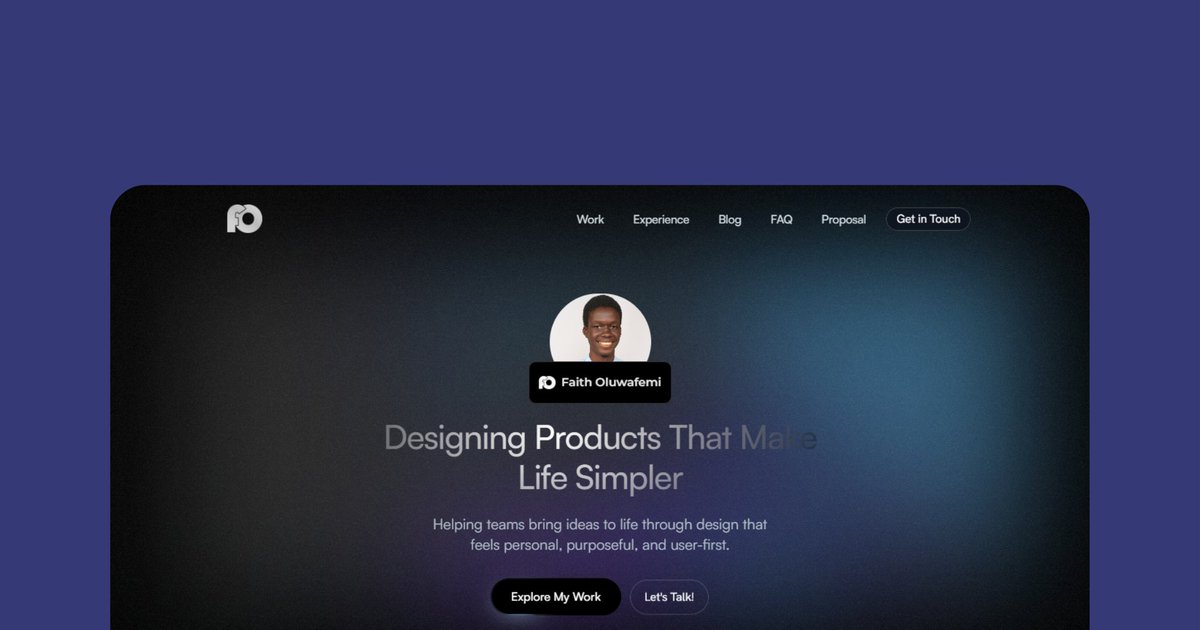 TheFigmaBoss's tweet image. REINTRODUCING:

Faith Oluwafemi
- Product Designer
- Medical Laboratory Scientist (Upcoming)
- Cobuilding @nextgenmedics - @ADEOLATHEBRAND 

More to come soon

#ComingSoon