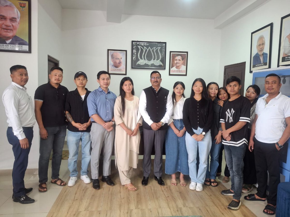 BJP Nagaland (@bjp4nagaland) on Twitter photo BJP Nagaland State Treasurer Shri <a href="/KamalKumar88675/">Kamal Kumar Jain</a> and State Joint Treasurer Shri Hutoshe Kits visited the BJP Headquarters in Kohima today for an official inspection and to strengthen organisational coordination.
The visit focused on enhancing administrative efficiency and BJP Nagaland State Treasurer Shri <a href="/KamalKumar88675/">Kamal Kumar Jain</a> and State Joint Treasurer Shri Hutoshe Kits visited the BJP Headquarters in Kohima today for an official inspection and to strengthen organisational coordination.
The visit focused on enhancing administrative efficiency and