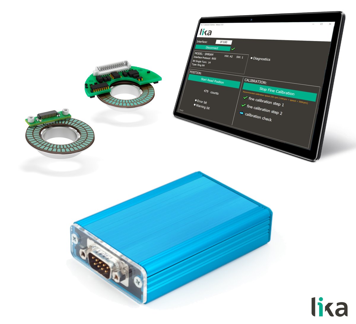 All of Lika's kit &amp; modular #encoders are pre-calibrated &amp; ready for installation in the customer's application. The new IF100 calibration tool allows the user to achieve optimal #calibration within the final application. Learn more in our July newsletter: lika.it/media/2239/d-1…