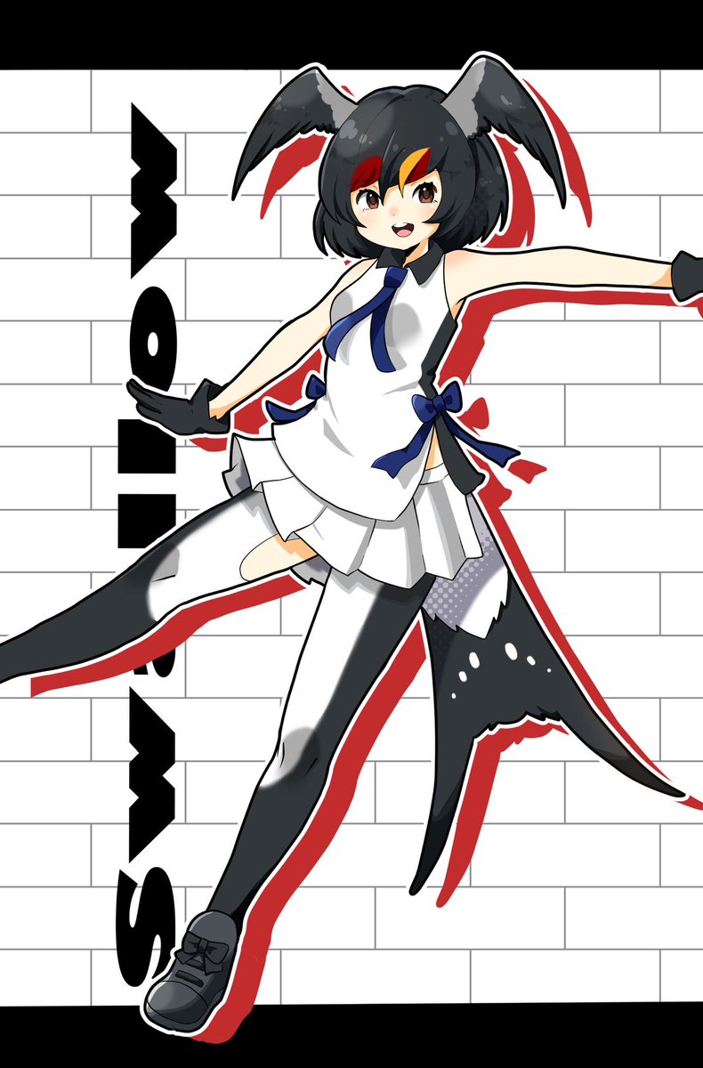 FlareWhite's tweet image. たまたま今日実装されたみたいですが、自分の場合はその前から描いてあったやつを、たまたま今日投稿しました

#けものフレンズ　#ツバメ