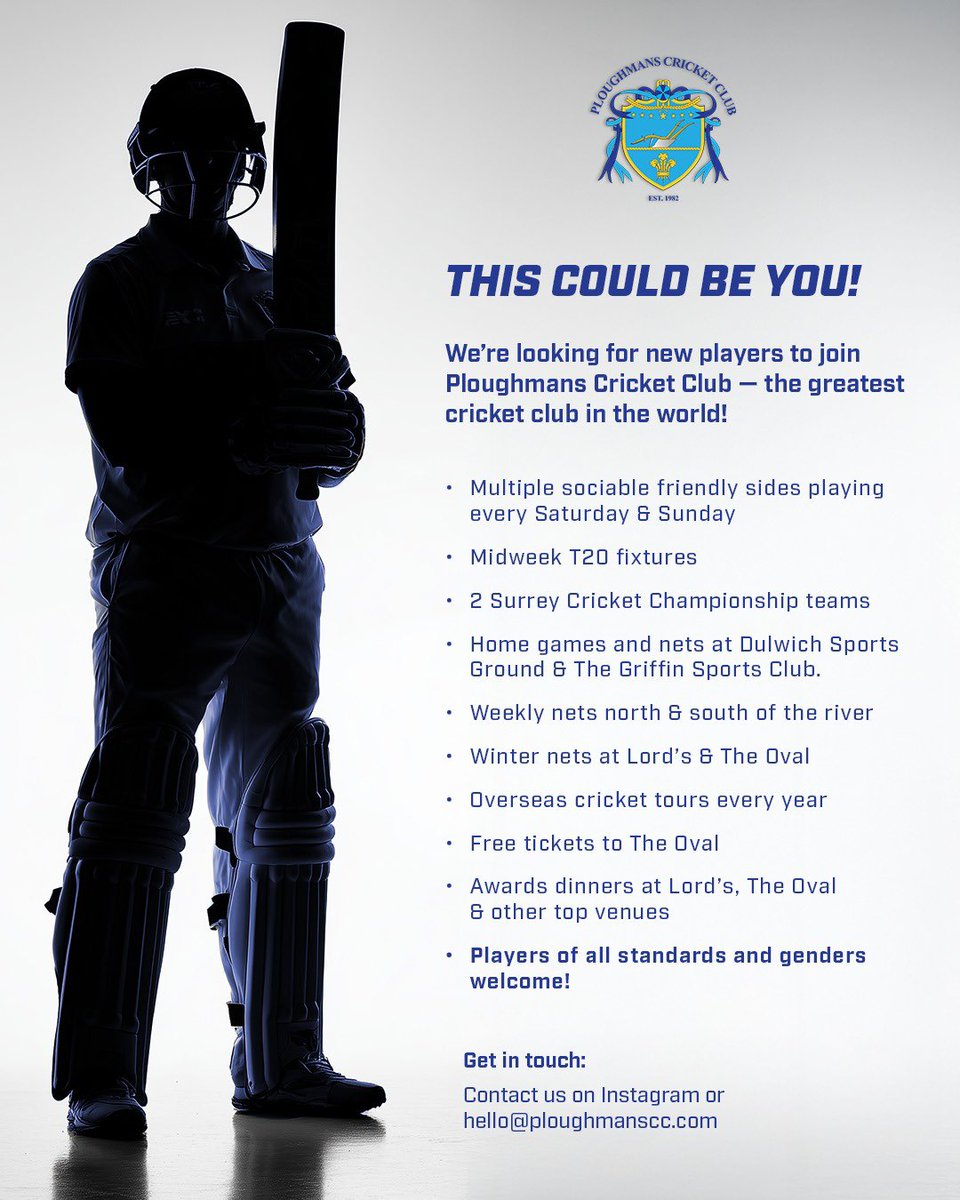 It’s a long, hot, Summer. Perfect for cricket.

What are you waiting for?