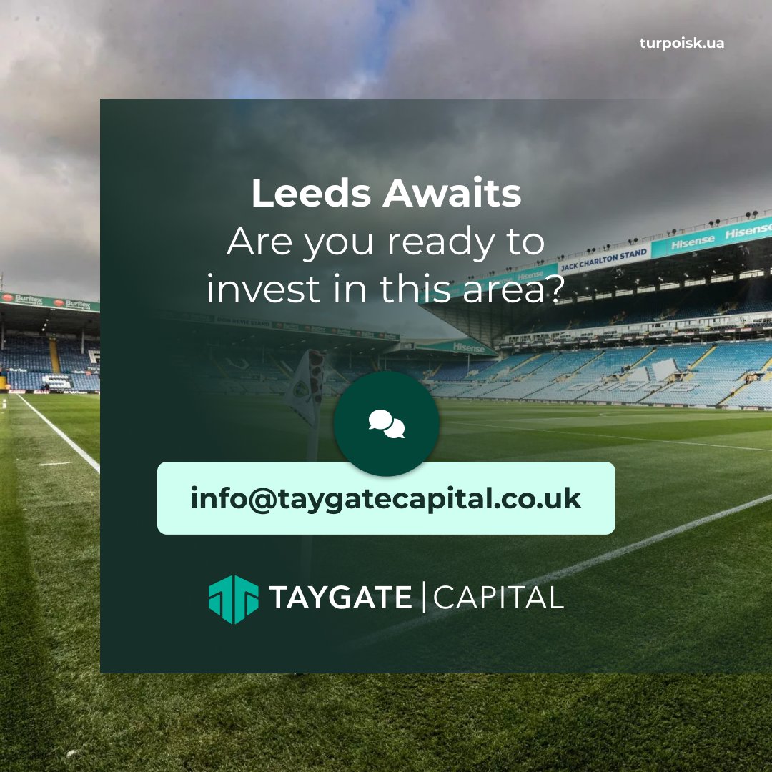 taygate_capital's tweet photo. Marching on together ⚽.

#TaygateCapital #EllandRoad #Leeds #Investment #Economy #Growth #Security #UKPropertyMarket https://t.co/vcf0vBKpqc