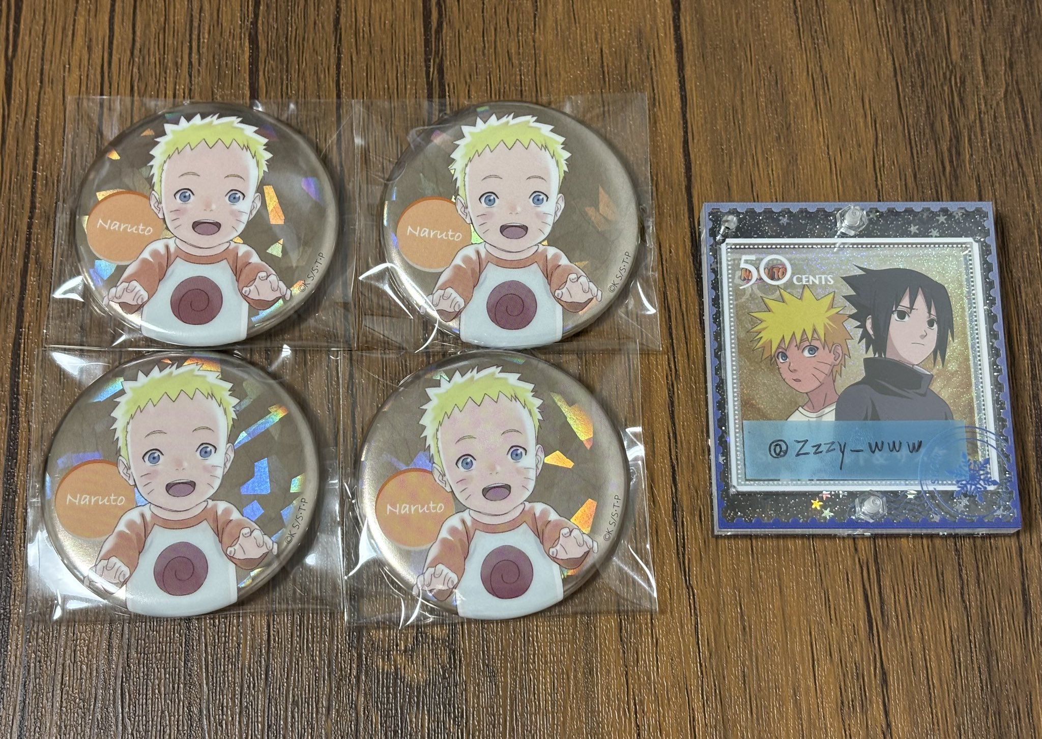 NARUTO ナンジャ 缶バッジ クシナ サスケ シカマル NARUTO ナンジャ 缶バッジ クシナ サスケ シカマル