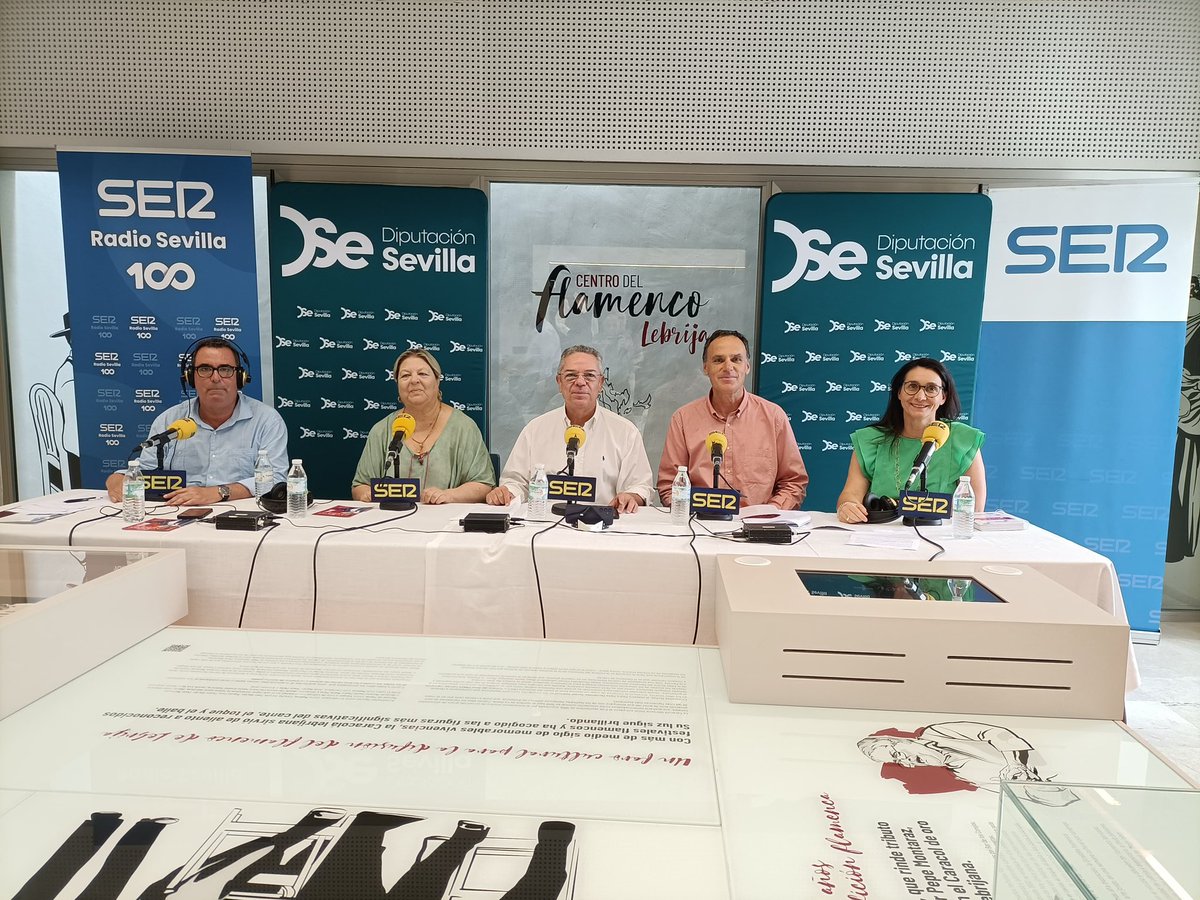 Diego Suárez (@diegopsuarez) on Twitter photo Con motivo de su centenario, <a href="/RadioSevilla/">Radio Sevilla</a> inicia una gira por la provincia gracias a <a href="/DIPUSEVI/">Diputación de Sevilla</a> . Primera parada de <a href="/HoyPorHoy/">Hoy por Hoy</a> #Sevilla con <a href="/SalomonHachuel/">Salomón Hachuel</a> en Lebrija, para celebrar los 60 años de la #Caracolá desde el centro del Flamenco de <a href="/AyuntamLebrija/">Ayuntamiento de Lebr</a> Con motivo de su centenario, <a href="/RadioSevilla/">Radio Sevilla</a> inicia una gira por la provincia gracias a <a href="/DIPUSEVI/">Diputación de Sevilla</a> . Primera parada de <a href="/HoyPorHoy/">Hoy por Hoy</a> #Sevilla con <a href="/SalomonHachuel/">Salomón Hachuel</a> en Lebrija, para celebrar los 60 años de la #Caracolá desde el centro del Flamenco de <a href="/AyuntamLebrija/">Ayuntamiento de Lebr</a>