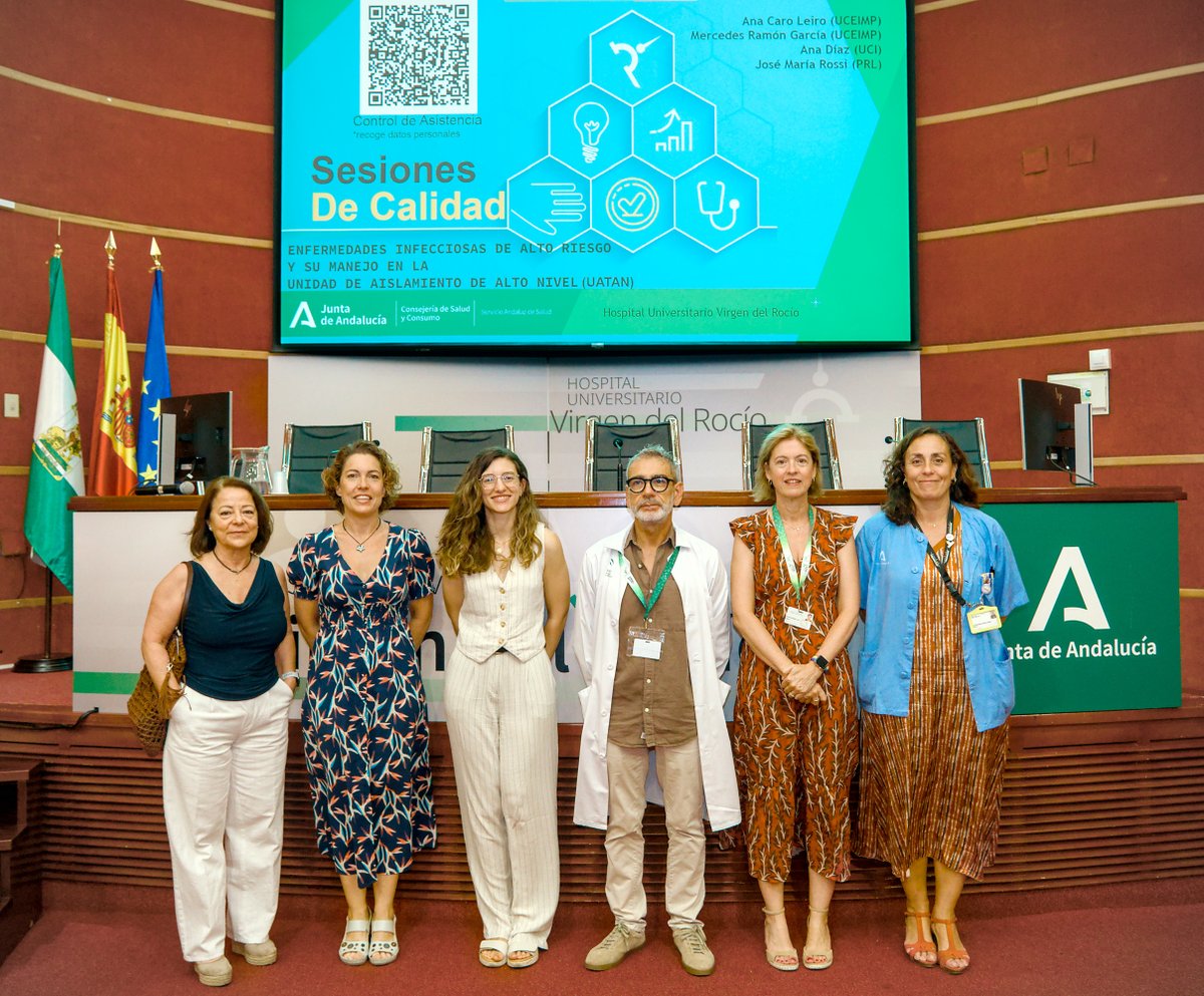 💡🆕Hemos comenzado la mañana con la Sesión de Calidad 'Enfermedades Infecciosas de Alto Riesgo: Manejo en la Unidad de Aislamiento de Alto Nivel (UATAN)'.