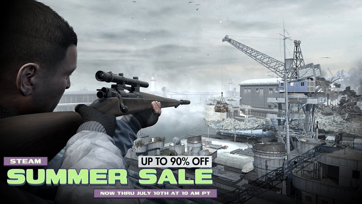 Up to 90% off on selected Sniper Elite titles!

With this being the final day of the Steam Summer Sale, don't miss your shot! 🎯

👉 reb.to/SSale25Steam