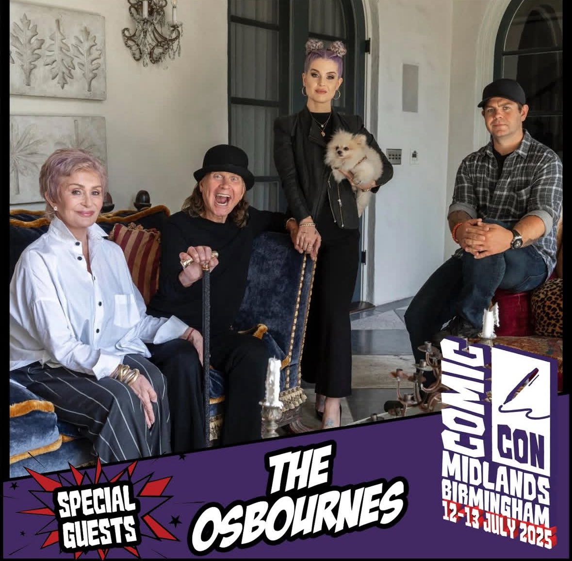 TheOsbournesTV's tweet image. THIS SAT in Birmingham!
comicconventionmidlands.co.uk
