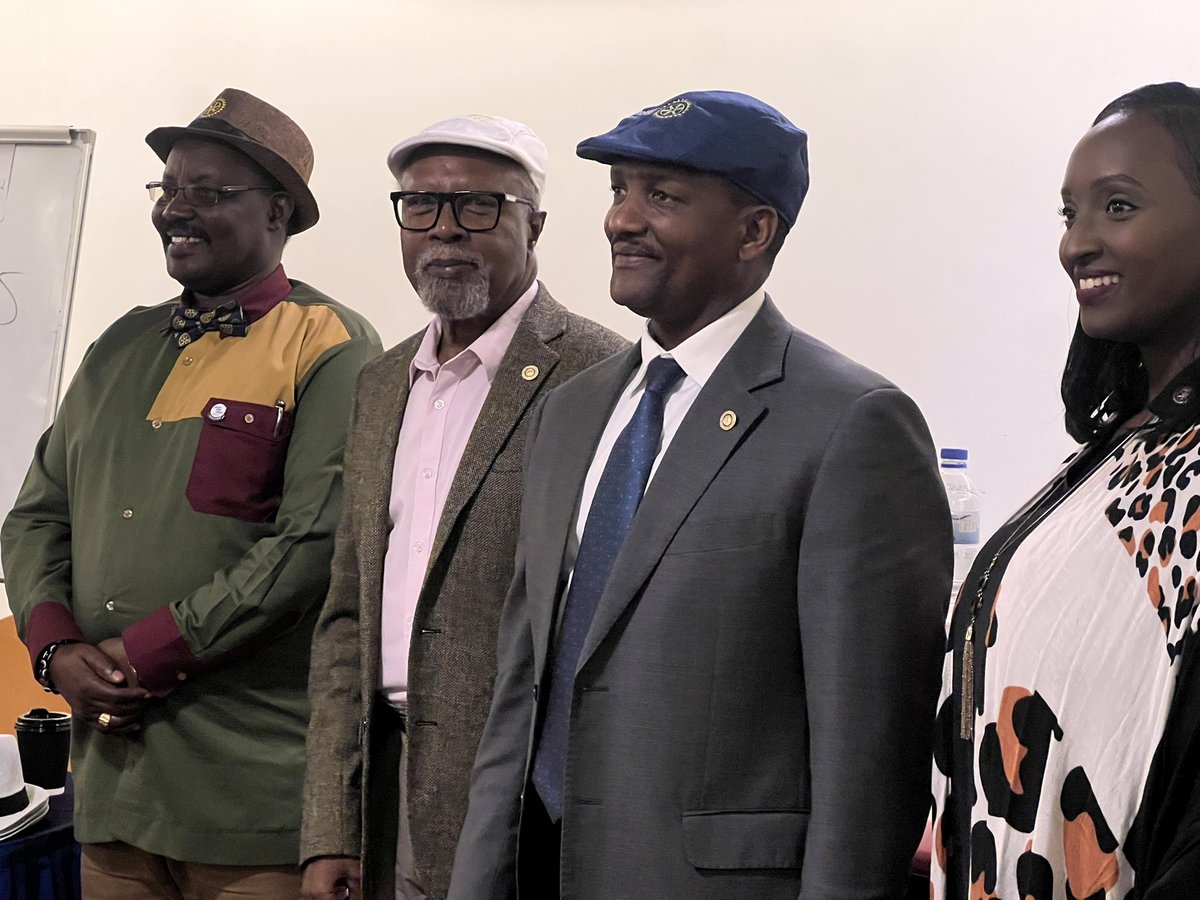 Diana Mpyisi (@curiousrwandan) on Twitter photo Awesome to see the Rotarian mantle of leadership passed on from double Charter President Gerald Mpyisi (<a href="/RotaryKV/">Rotary Club of Kigali Virunga RCKV</a> & <a href="/RotaryKigaliSr/">Rotary Kigali Seniors</a>) to Charter President Apollo Nkunda (<a href="/RCKigaligolf/">Rotary Club Kigali Golf</a>)!
#serviceaboveself #proudrotarian Awesome to see the Rotarian mantle of leadership passed on from double Charter President Gerald Mpyisi (<a href="/RotaryKV/">Rotary Club of Kigali Virunga RCKV</a> & <a href="/RotaryKigaliSr/">Rotary Kigali Seniors</a>) to Charter President Apollo Nkunda (<a href="/RCKigaligolf/">Rotary Club Kigali Golf</a>)!
#serviceaboveself #proudrotarian
