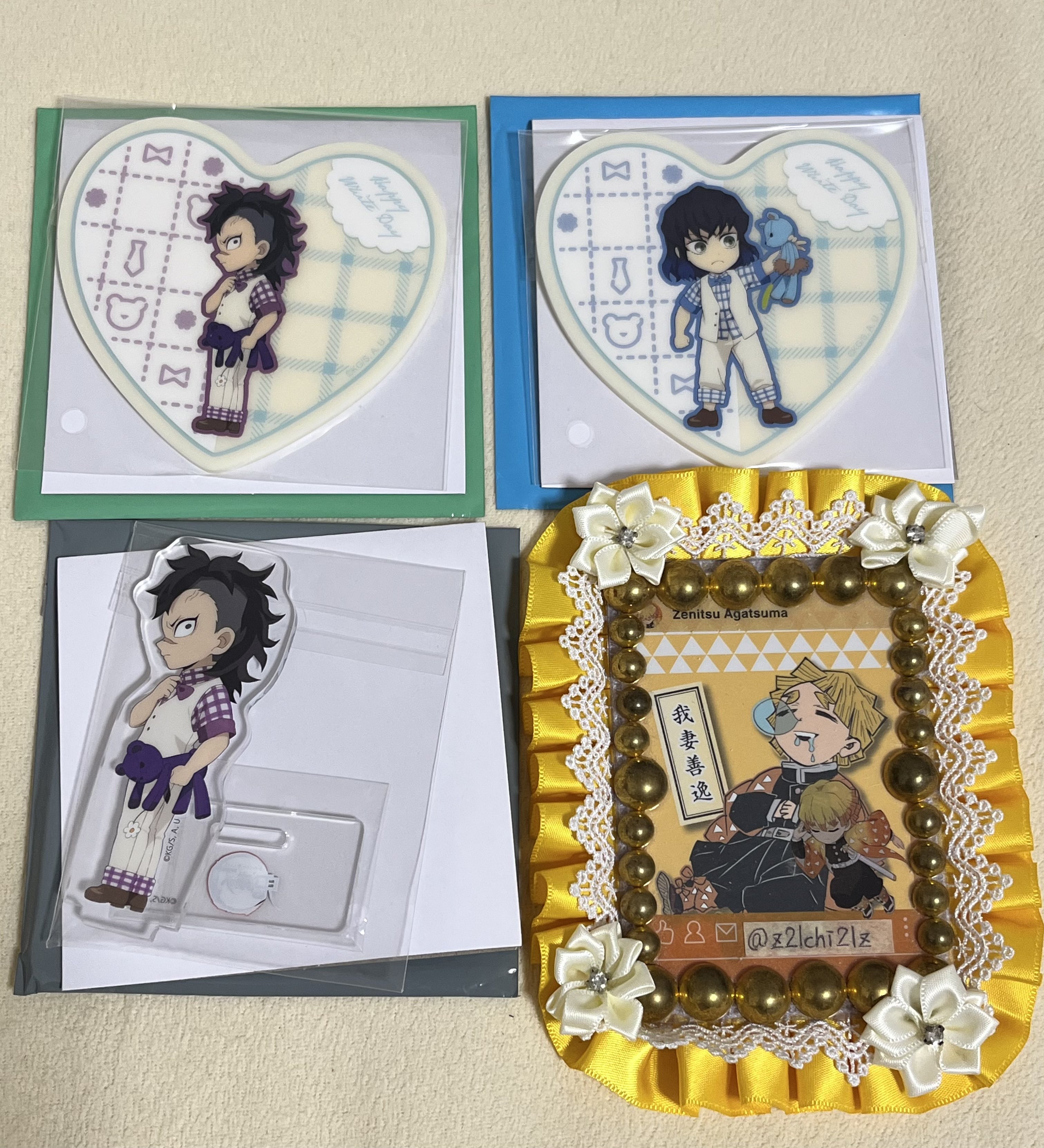 鬼滅の刃 ホワイトデー アクリルコースター B コンプセット 鬼滅の刃 ホワイトデーカフェ in ufotable Cafe 4月14日まで