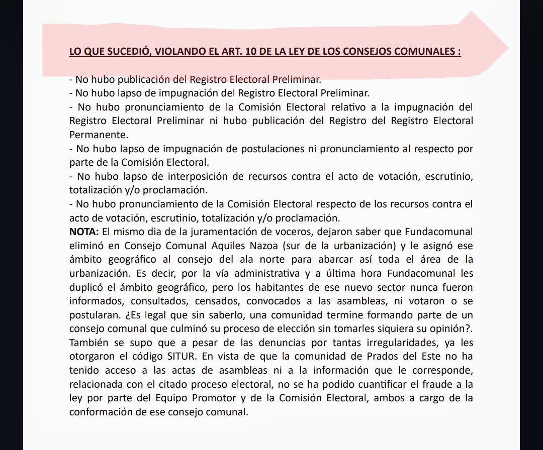 asopraes's tweet photo. Noticia falsa. Prados del Este rechaza esa farsa. No hubo participación. Lo que sí hubo fue fraude a la ley para lograr el control por intereses urbanísticos comerciales. No hubo censo auditable, ni actas, ni plano aprobado ni lapsos de impugnación. ¿Complicidad d @FundacomunalM? https://t.co/YuinZCrygw