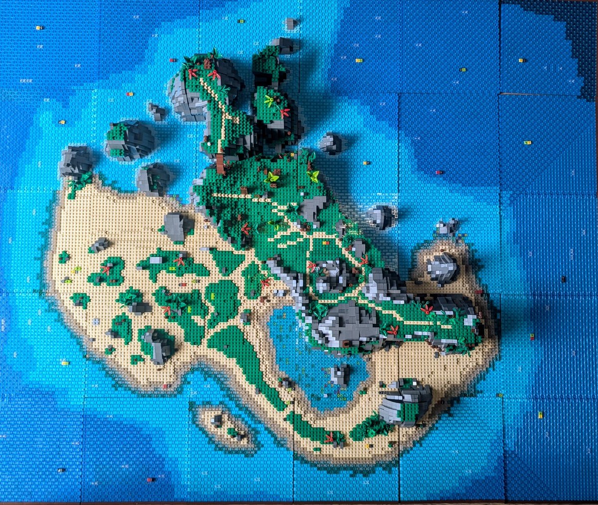 LEGO Mermaids Hideaway - Day 27

Was putting the sea together until 3:30am then got up at 6 and been building ever since.

Who needs sleep? 😵

Foliage and trees still to finalise.

Time to pack up and head to #SoTFest 2025!

#SeaOfThieves #BeMorePirate