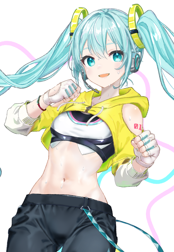 初音ミク 「昔はですね～すごく可愛く描けた～!と思っていたんですよね～、これが また10年た」|ユキハネのイラスト