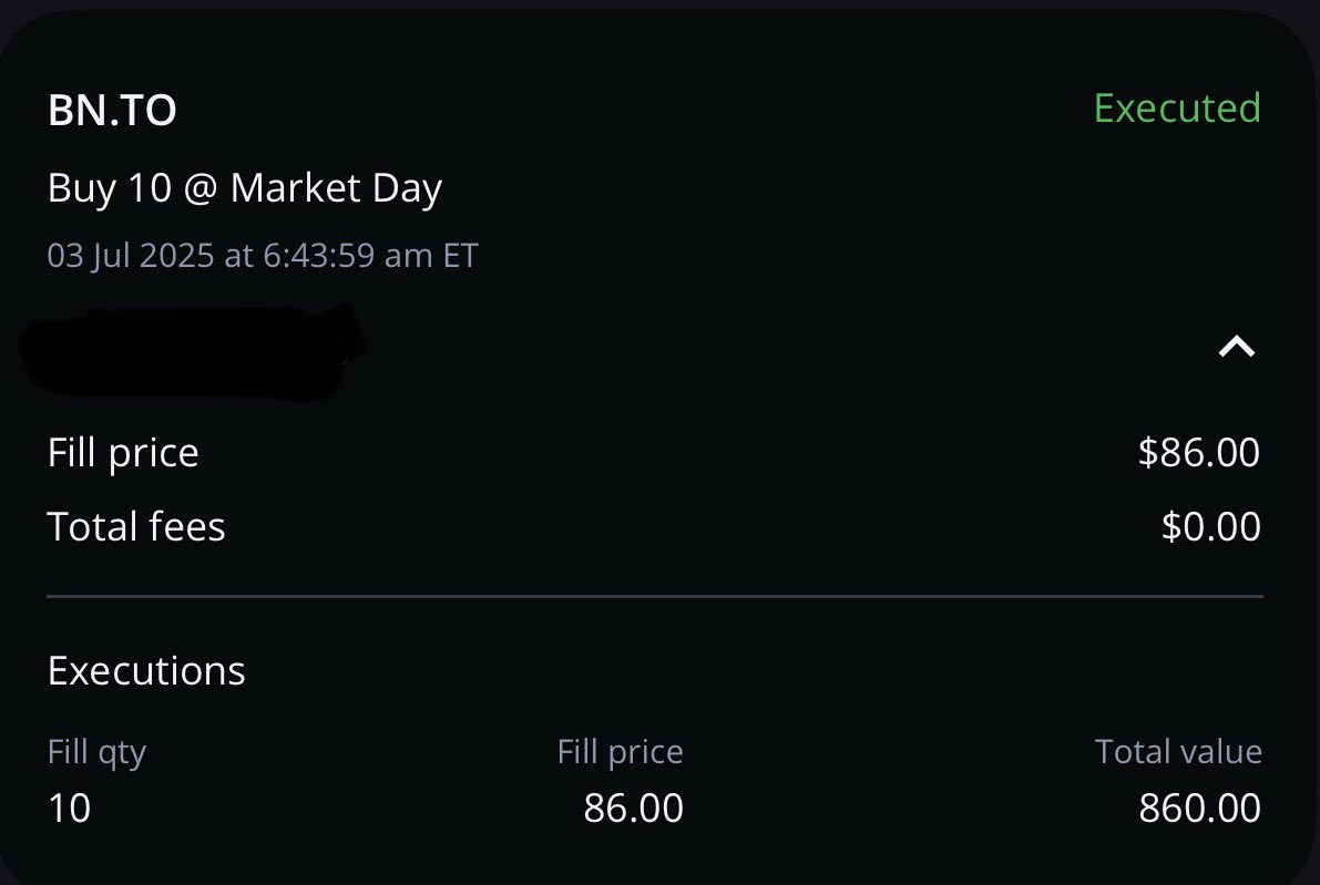 Excited to share my latest additions to my stock portfolio! 

$SCHG and $BN! 🚀 $SCHG offers broad exposure to large cap growth stocks, perfect for capturing long term market upside. $BN is a dynamic pick for future growth, adding to these positions monthly to build wealth over